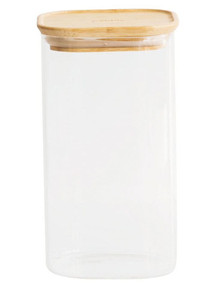 Vorratsglas in Transparent/ Hellbraun - 1,4 l