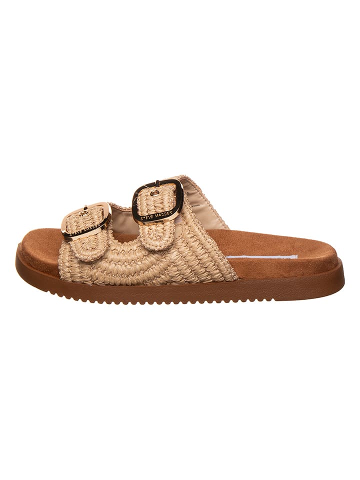 Pantoletten in Beige