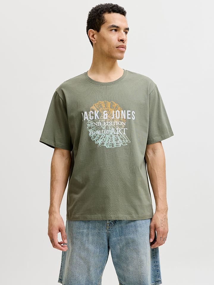 Koszulka "Gradient" w kolorze khaki