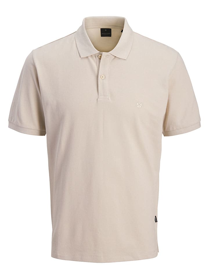 Koszulka polo "Blaweston" w kolorze beżowym