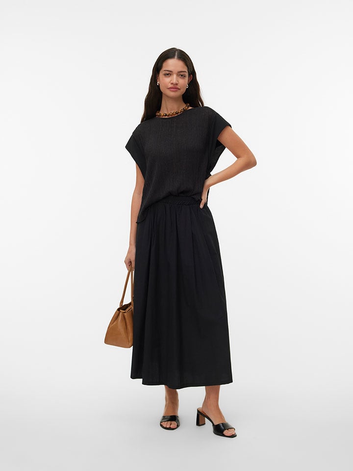 Bluse in Schwarz