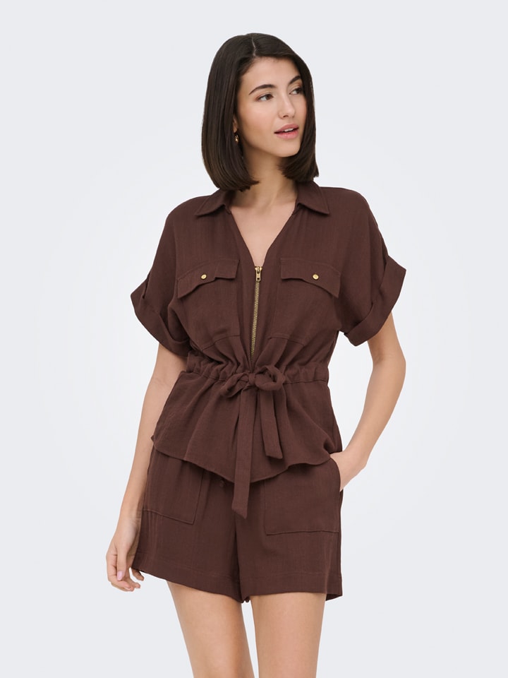 Blouse "Mille" bruin
