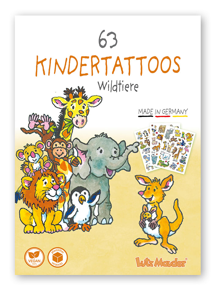 Tattoo-Set "Wildtiere" - ab 3 Jahren