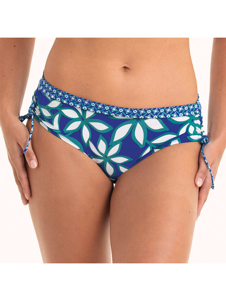 Bikini-Hose in Blau/ Weiß