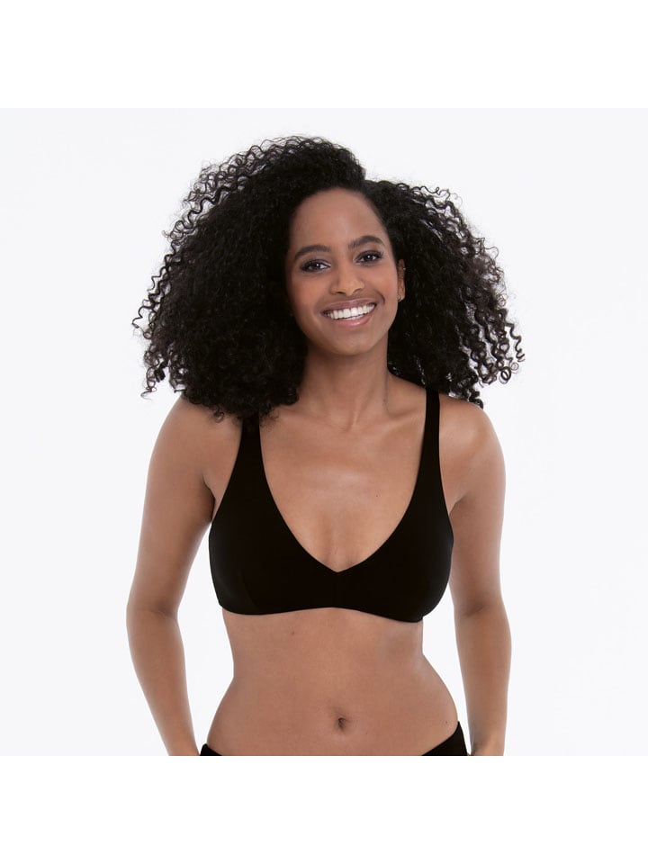 Bikini-Oberteil "Pure" in Schwarz
