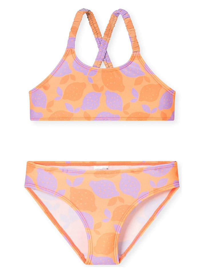 Bikini in Orange/ Flieder