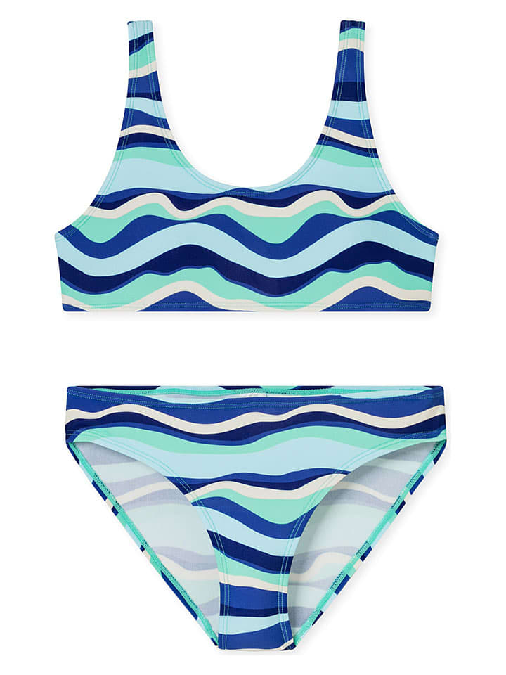 Bikini w kolorze niebiesko-turkusowym