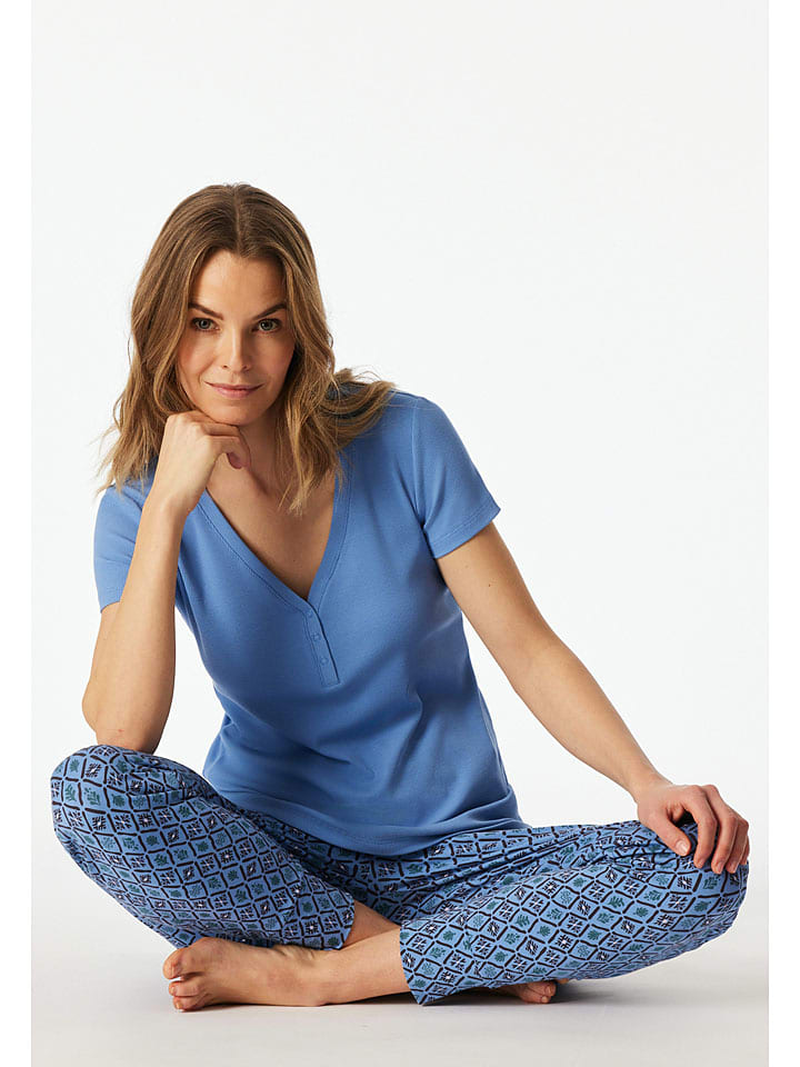 Pyjamatop lichtblauw