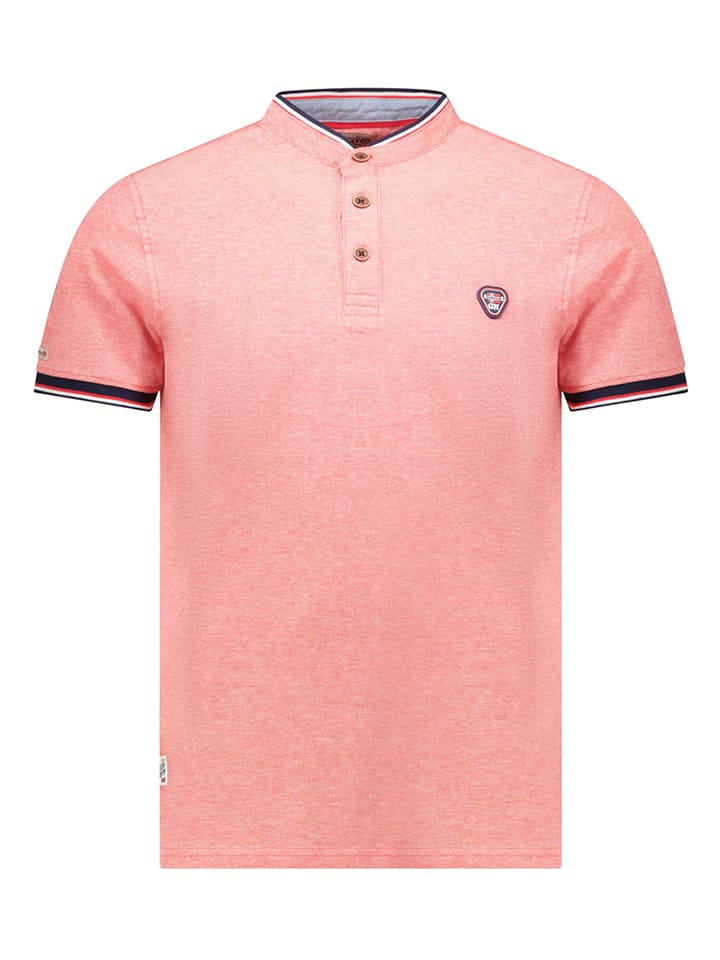 Koszulka polo "Kazioblend" w kolorze koralowym