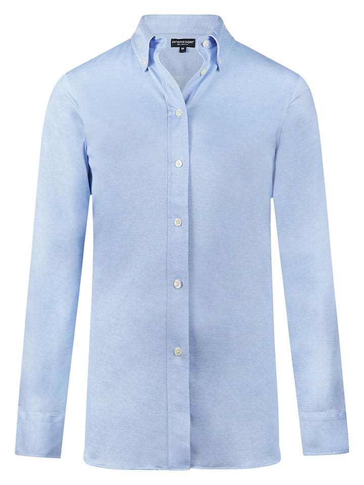 Blouse - slim fit - lichtblauw