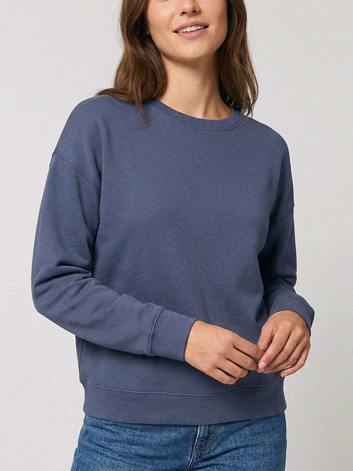 Sweatshirt "Ima Q" blauw