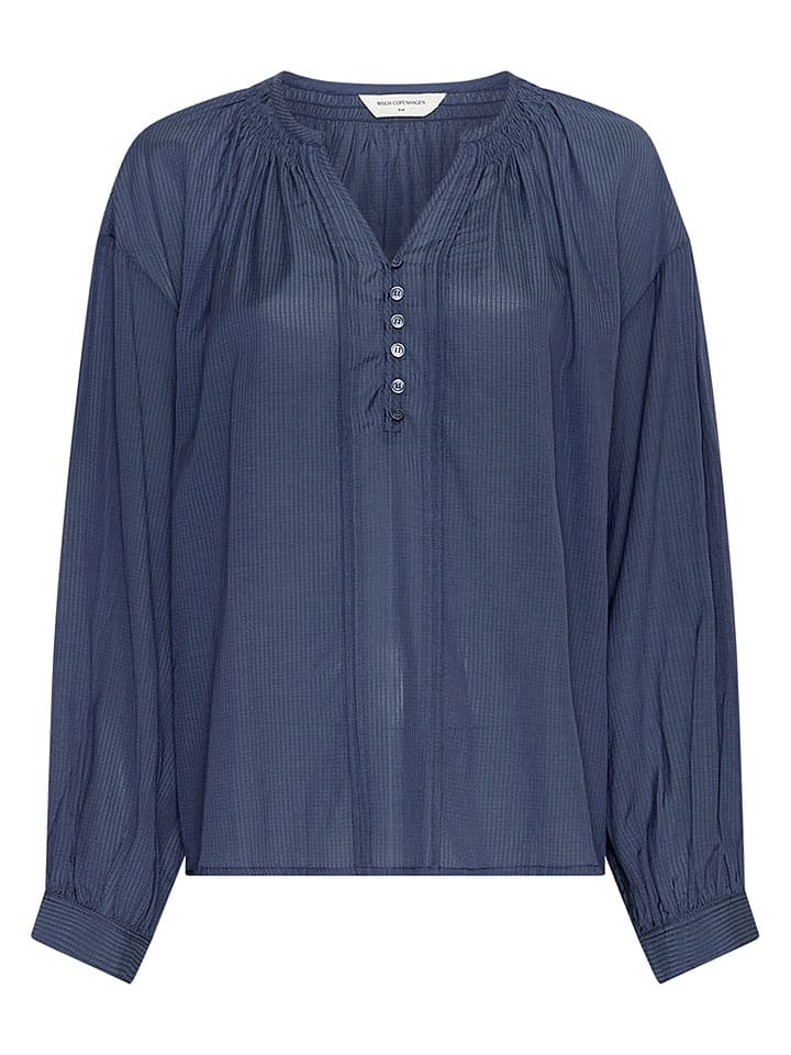 Blouse "Gabrielle" donkerblauw