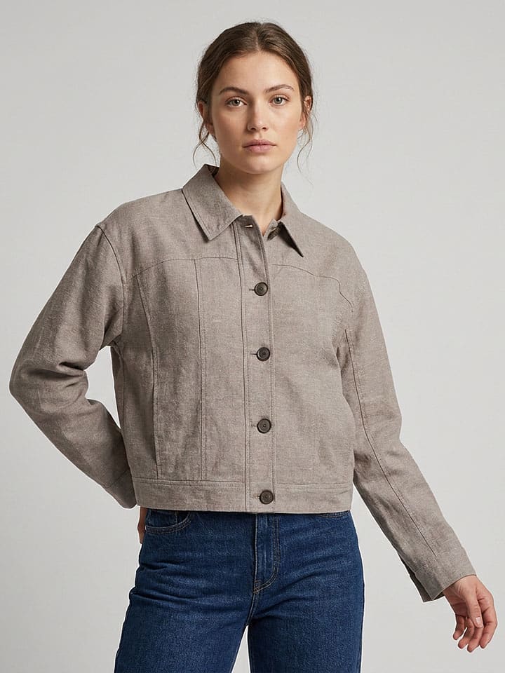 Blousejas "Viana" taupe