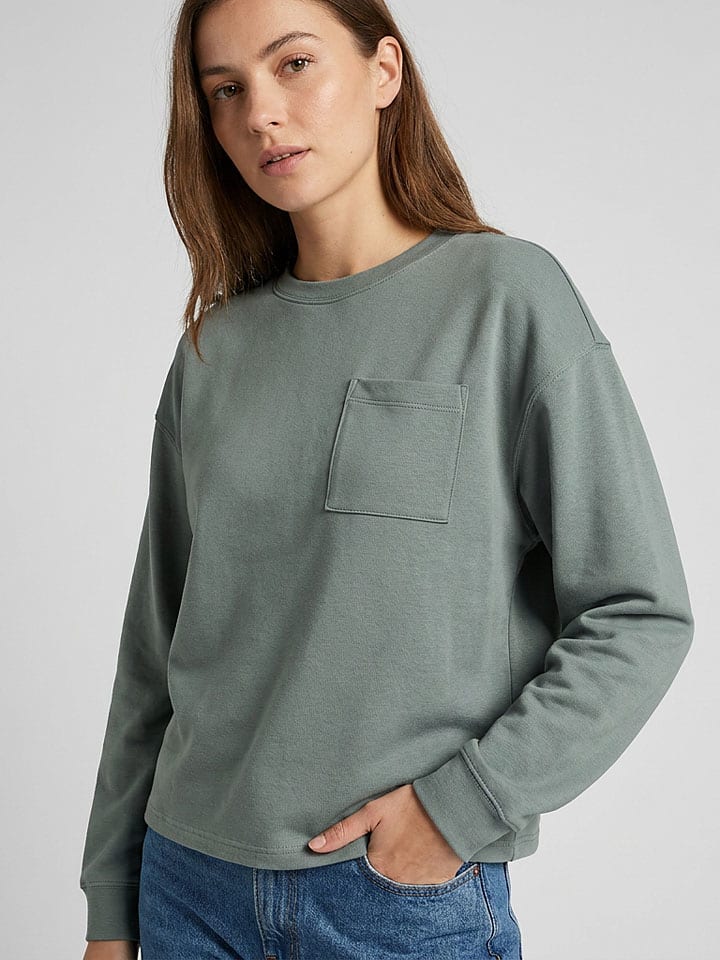 Sweatshirt "Illiana" in Grün