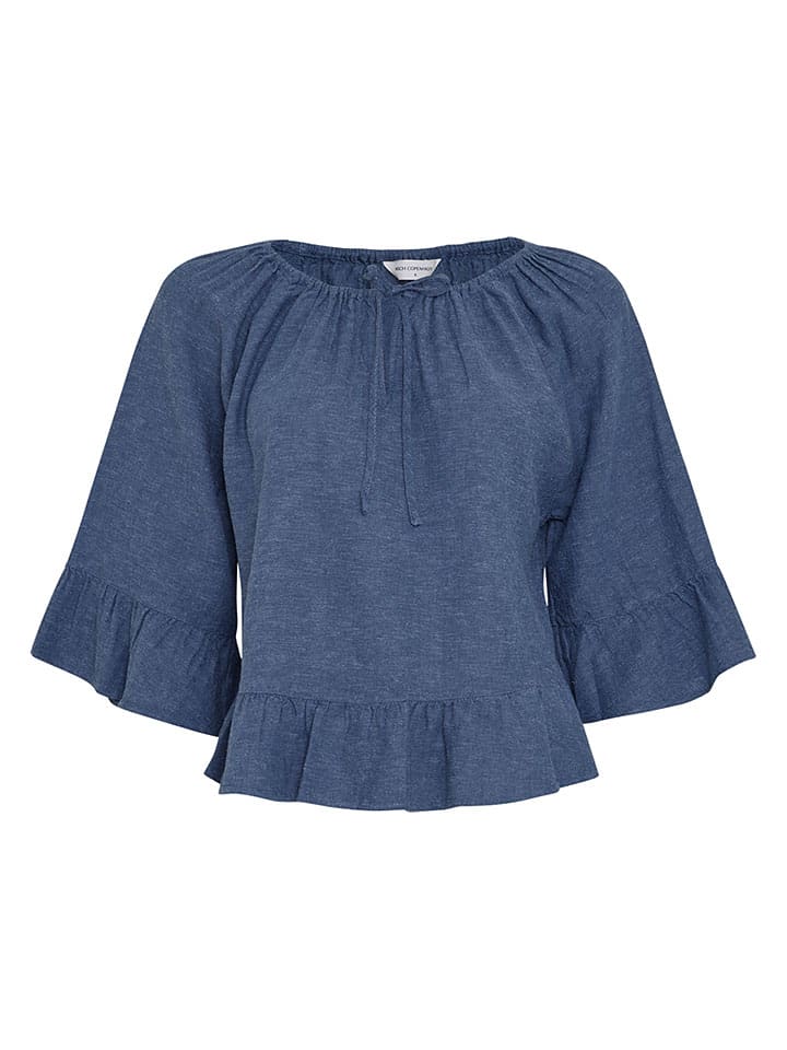 Blouse "Viana" donkerblauw