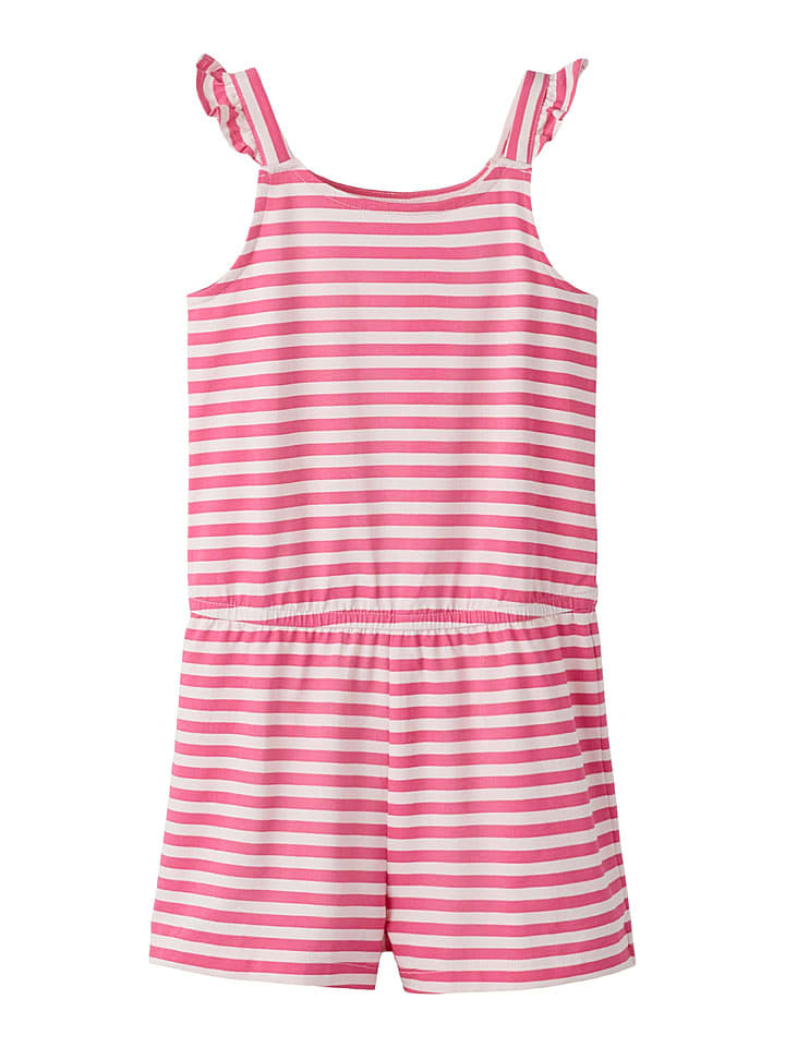 Jumpsuit "Jill" in Pink/ Creme