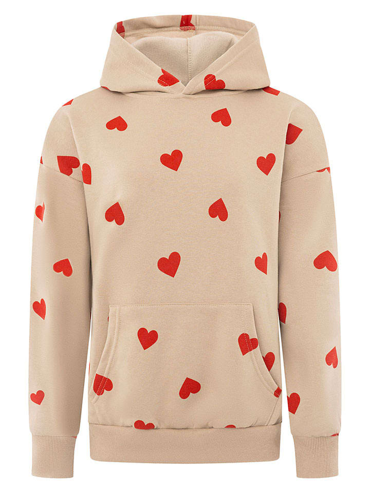 Bluza "Hearts" w kolorze beżowym