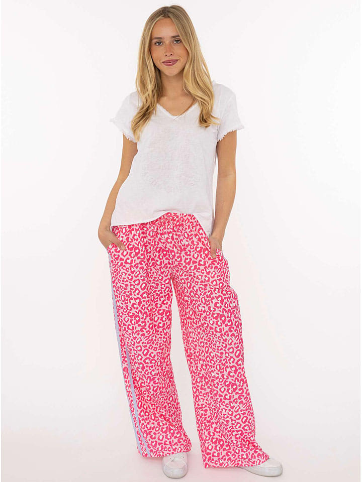 Stoffhose in Rosa/ Pink