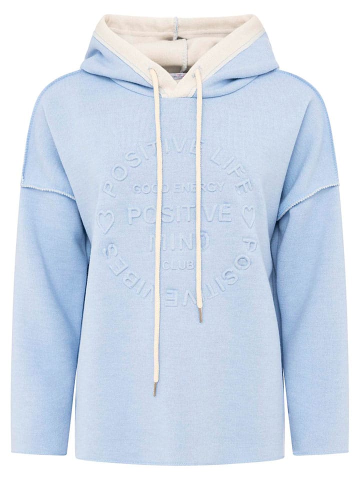 Bluza "Positive Mind" w kolorze błękitnym