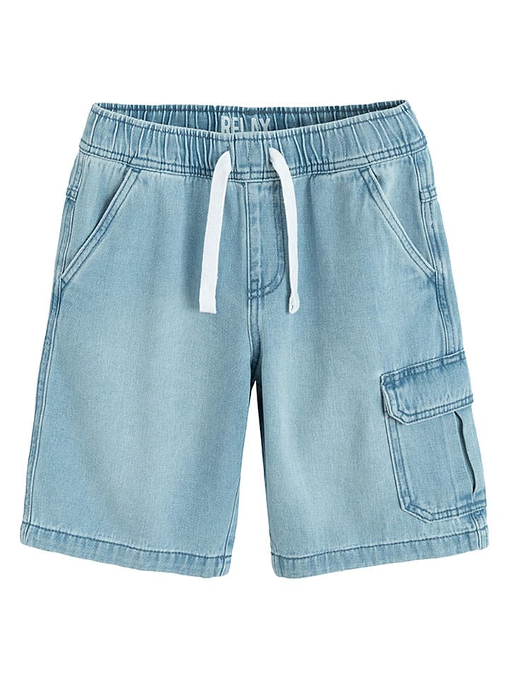 Jeans-Shorts in Hellblau