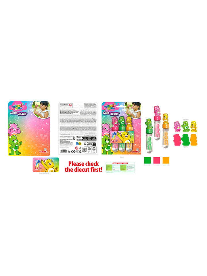Mini bańki mydlane "Care Bears" - 3+