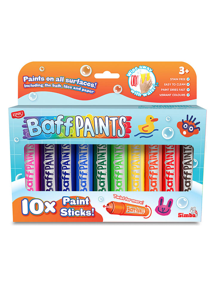 10-częściowy zestaw "Baff Paints" - 3+