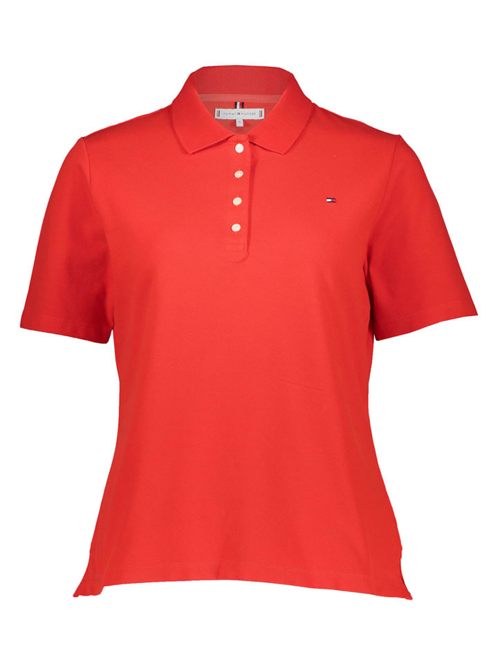 Koszulka polo w kolorze czerwonym