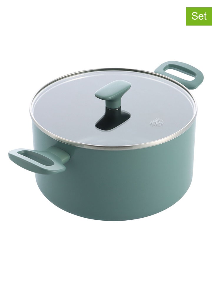 2-częściowy zestaw "Tones" w kolorze błękitnym - Ø 24 cm