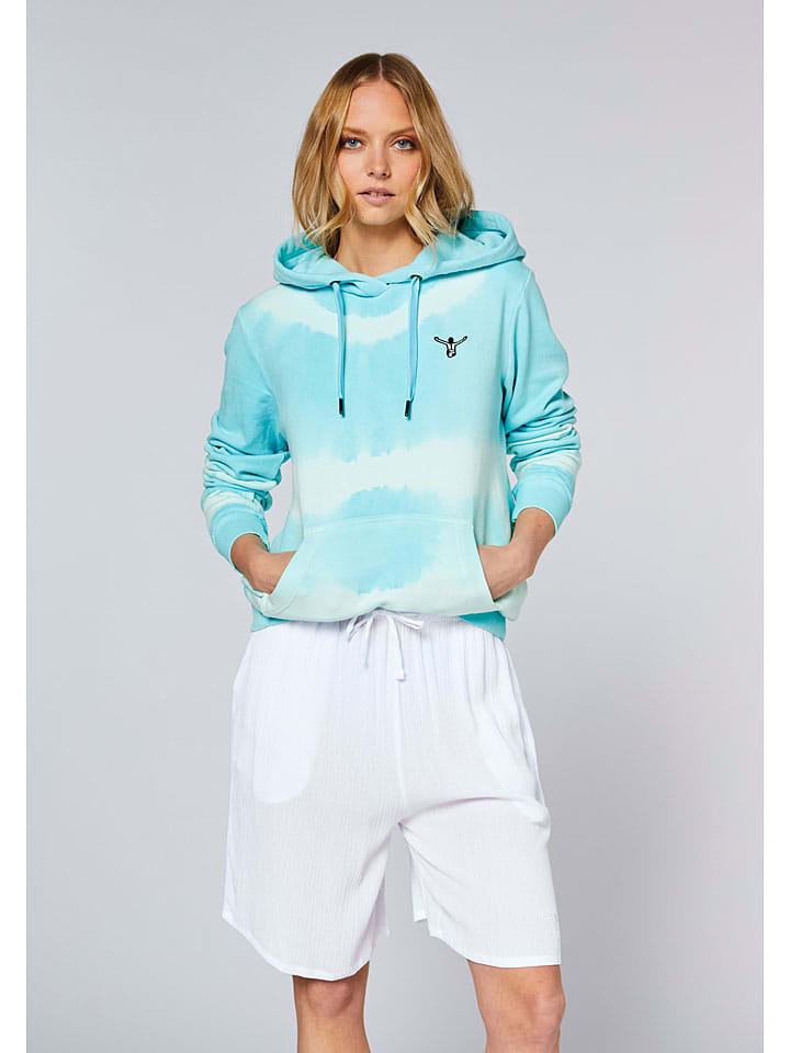 Hoodie in Hellblau