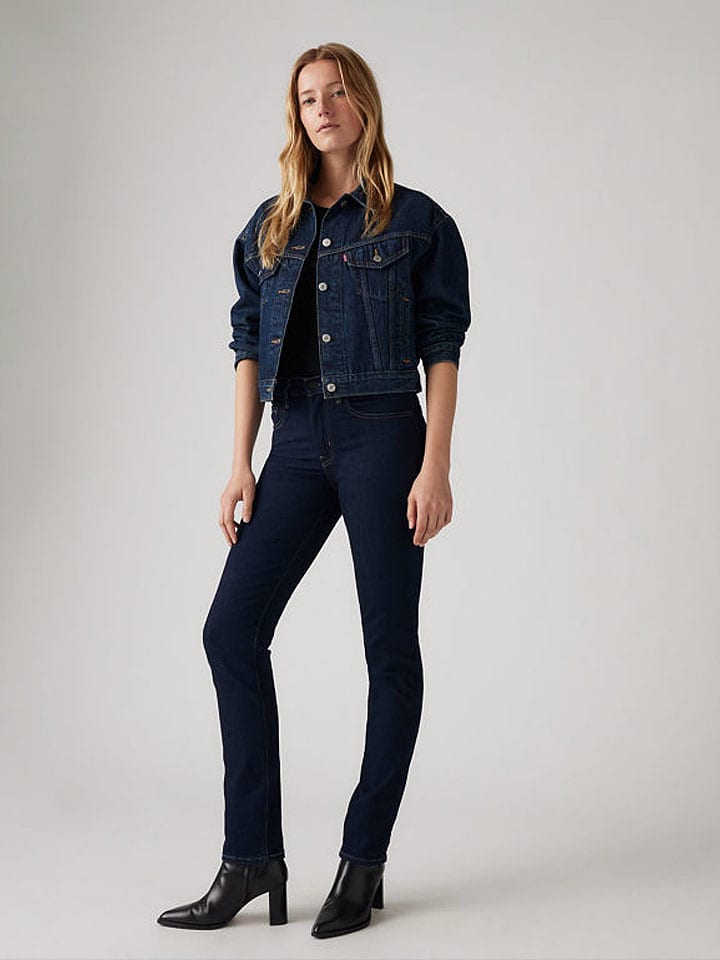 Spijkerbroek "724" - slim fit - donkerblauw