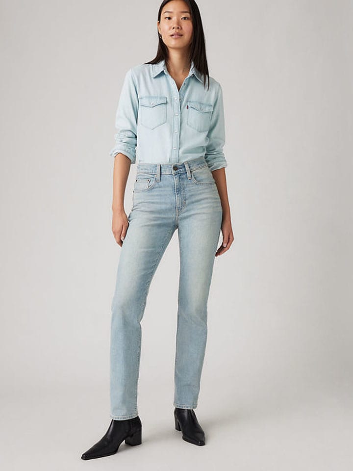 Spijkerbroek "724" - slim fit - lichtblauw