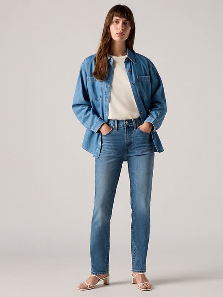 Dżinsy "724" - Slim fit - w kolorze niebieskim