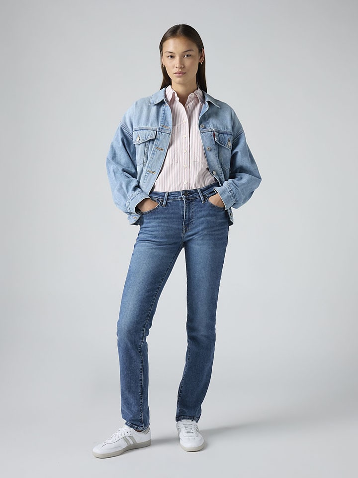 Spijkerbroek "712" - slim fit - blauw