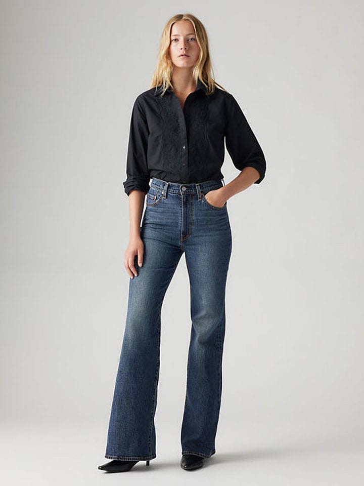 Jeans "Ribcage" - Flared fit - in Dunkelblau