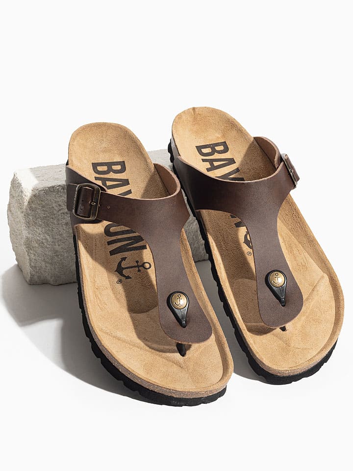 Teenslippers "Mercure" bruin