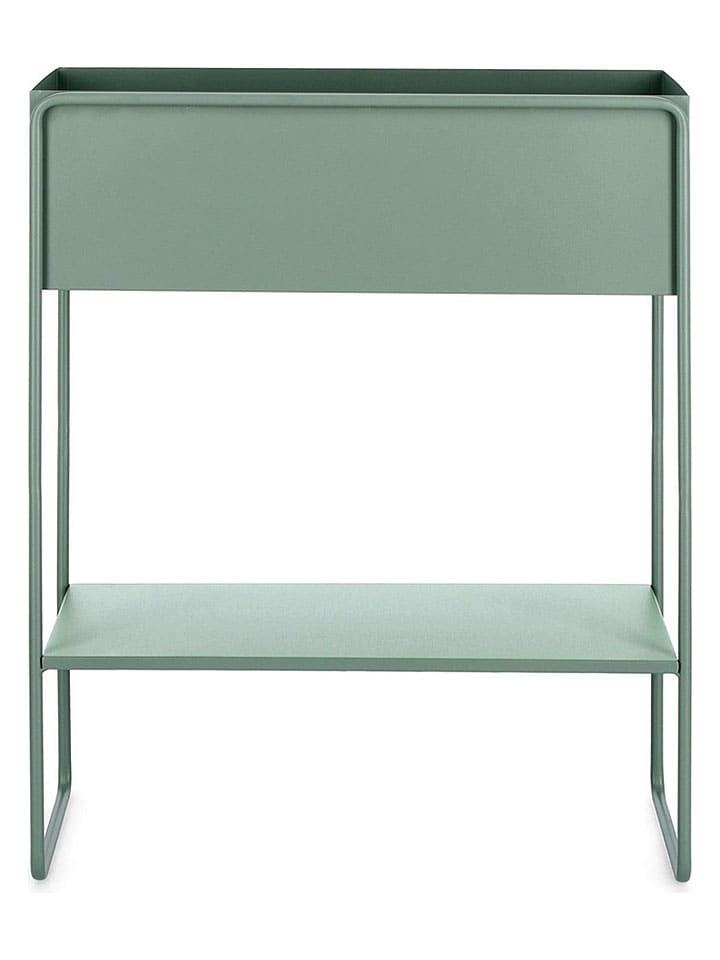 Pflanzstisch in Grün - (B)50 x (H)63,5 x (T)22 cm