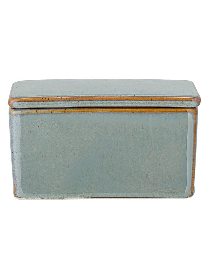 Butterdose ''Pixie'' in Türkis - (B)13 x (H)7 x (T)9 cm