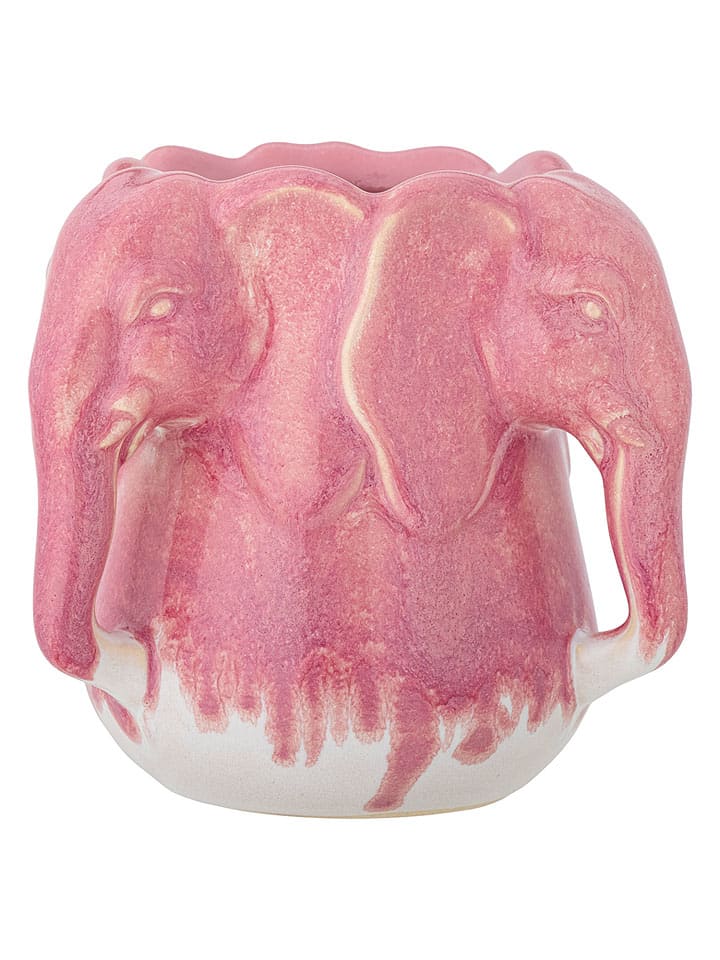 Vase "Pontus" in Rosa - (H)15,5 x Ø 15,5 cm