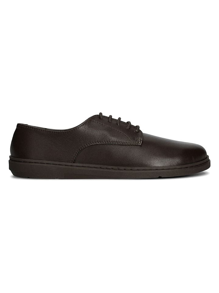 Skórzane buty barefoot "Trento" w kolorze brązowym
