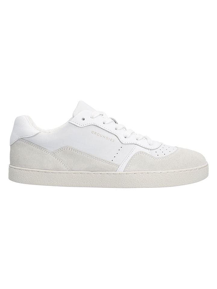Skórzane buty barefoot "Nova GS1" w kolorze białym