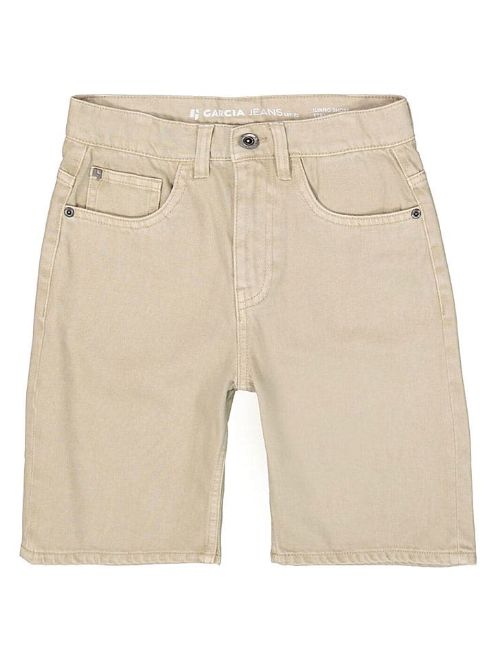 Jeans-Shorts "Ilyano" in Beige