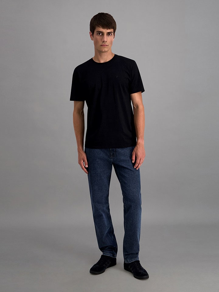 Dżinsy - Slim fit - w kolorze granatowym