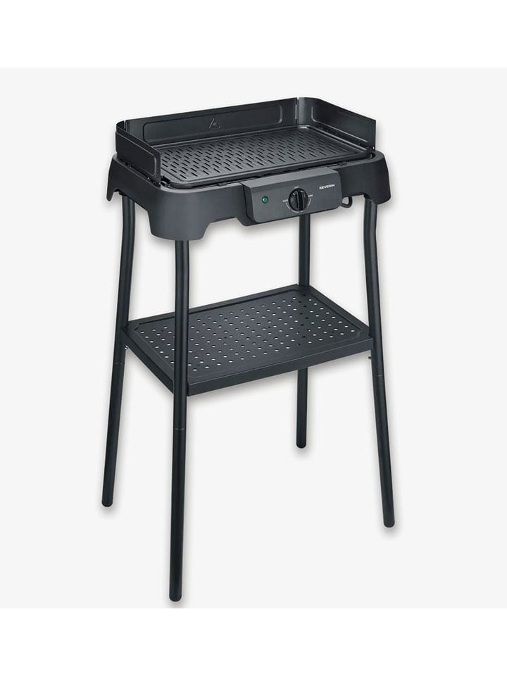 Tischgrill mit Standfuß "PG8596" in Schwarz