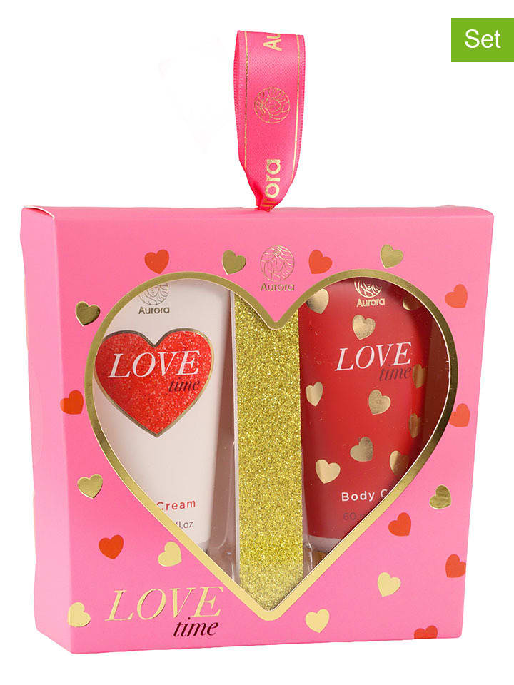 3tlg. Pflege-Set ''Love Time''