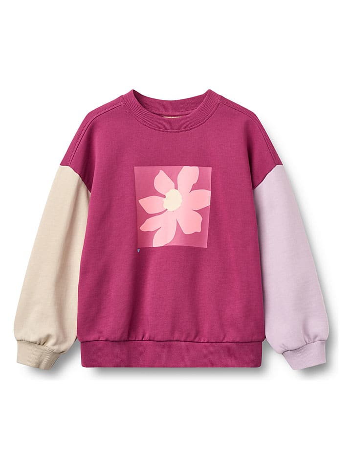 Bluza "Elliot" w kolorze różowo-kremowym