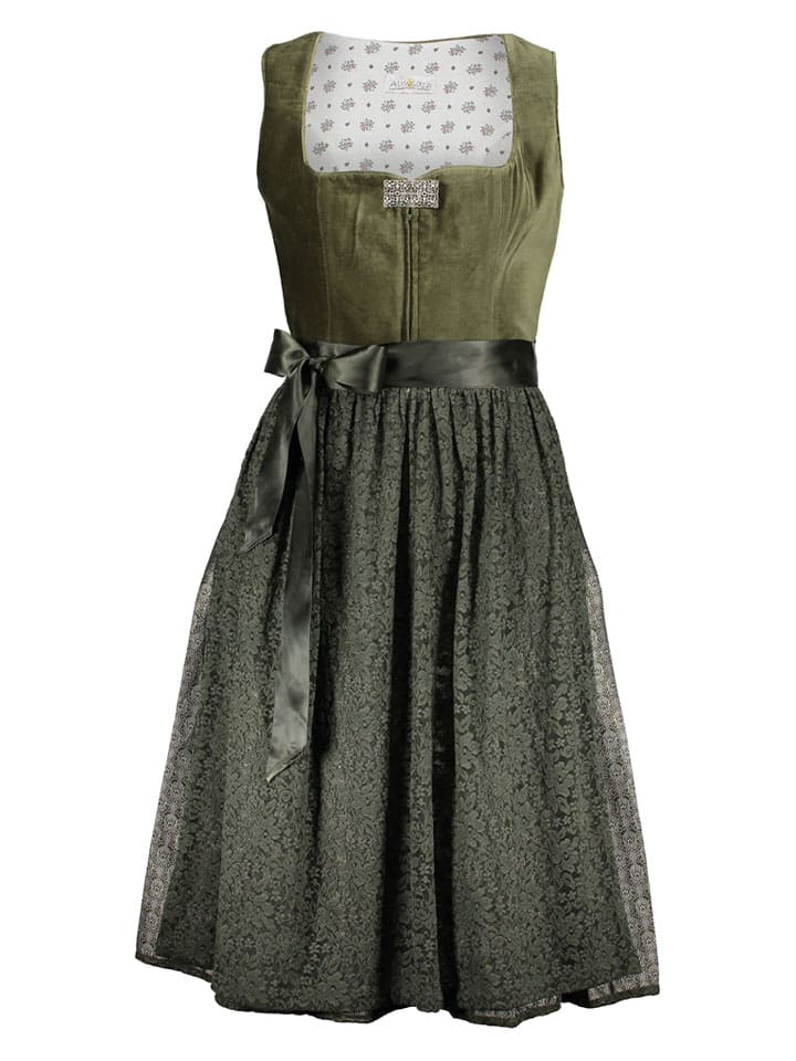 Dirndl in Oliv