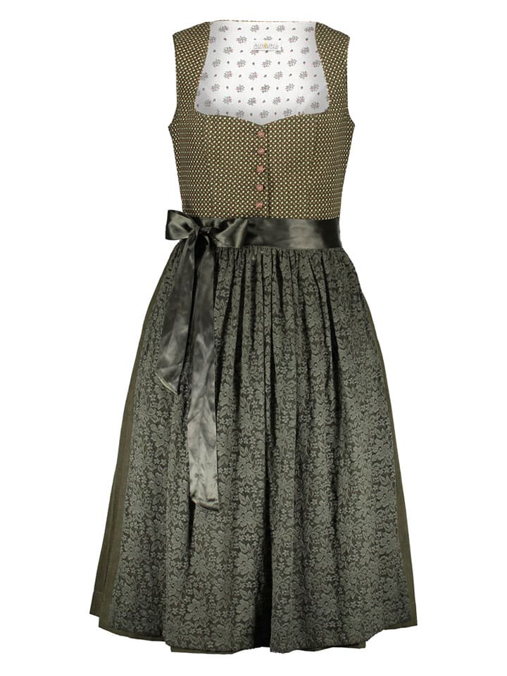 Dirndl in Dunkelgrün