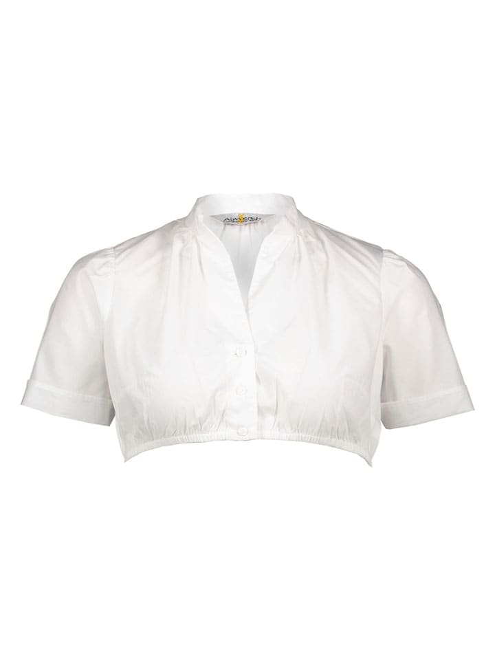Dirndlbluse in Weiß
