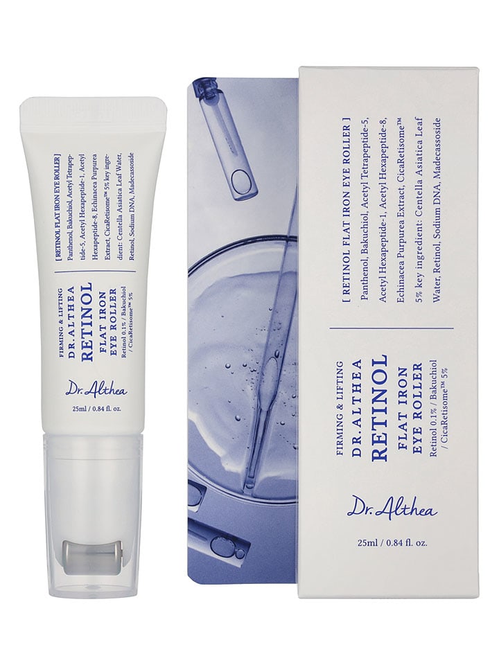 Serum pod oczy "Retinol Flat Iron Roller" - 25 ml