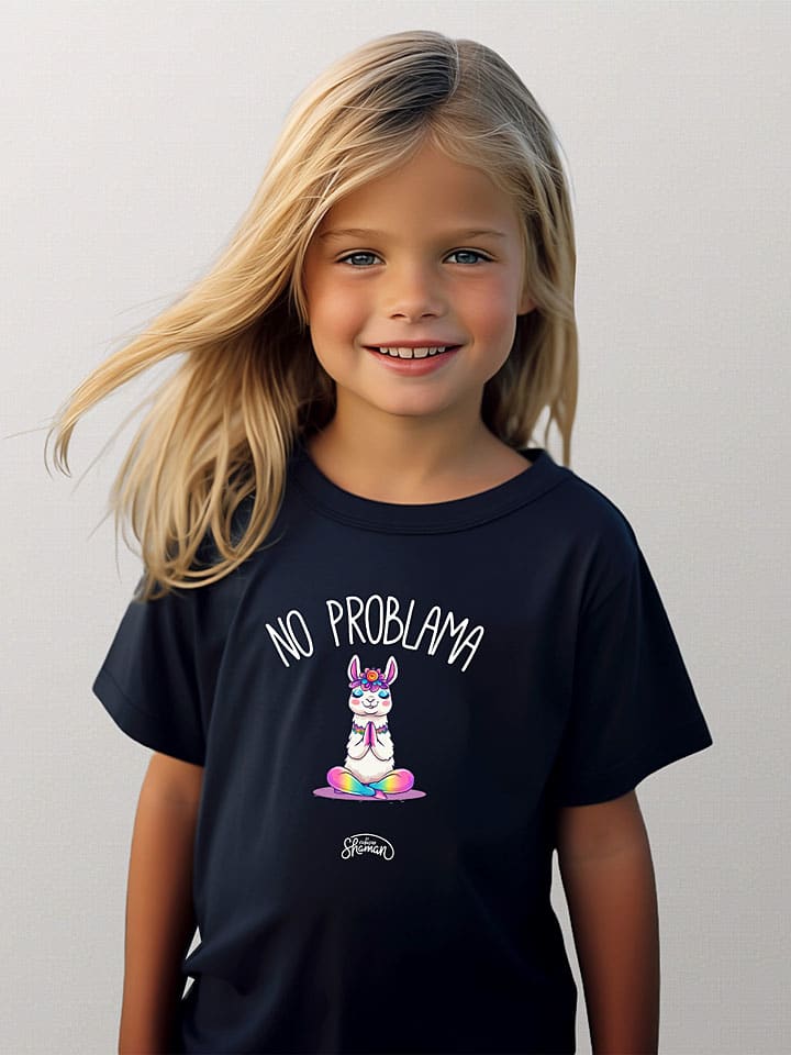 Shirt "No Problema" in Dunkelblau